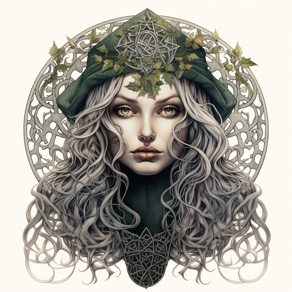 Celtic Witch Gothic Fantasy Artwork