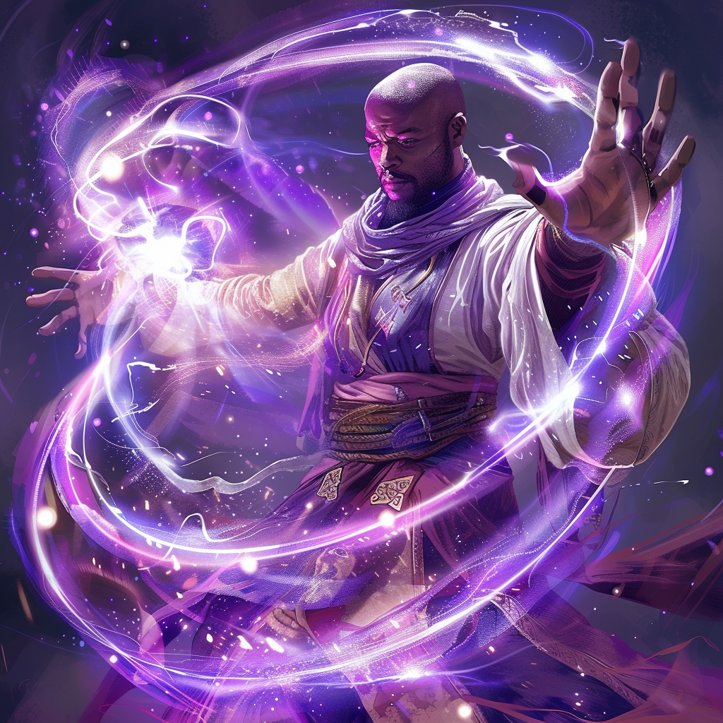 Center Mage with Healing and Stabilizing Abilities