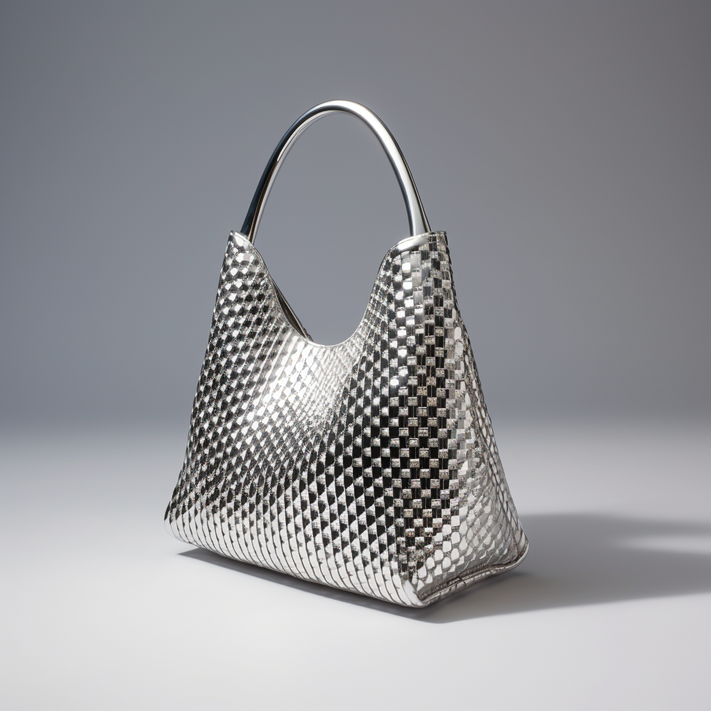 Fashionable chainmail tote bag