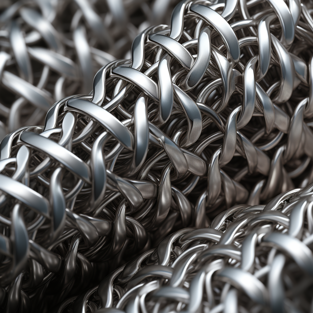 Chainmail Cloth Simulation in Soft Wind