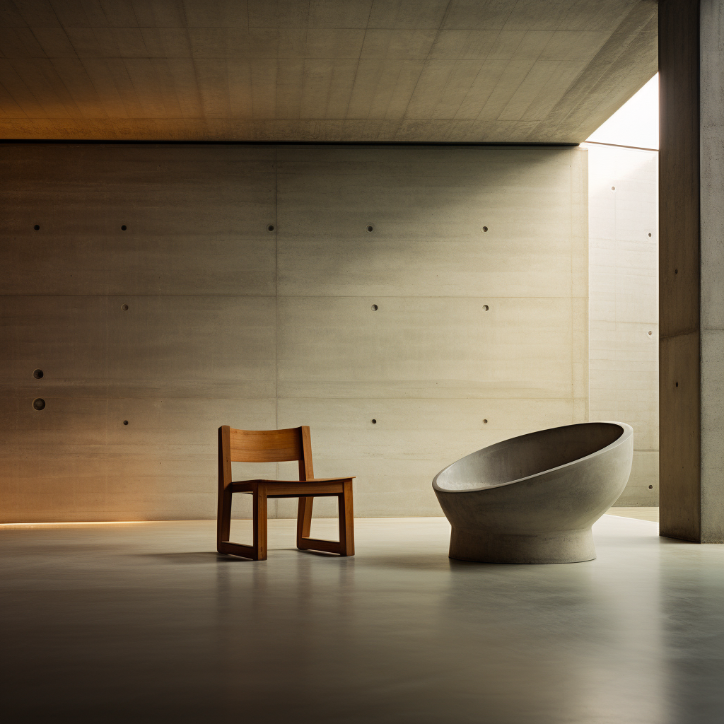 Tadao Ando Chair Design