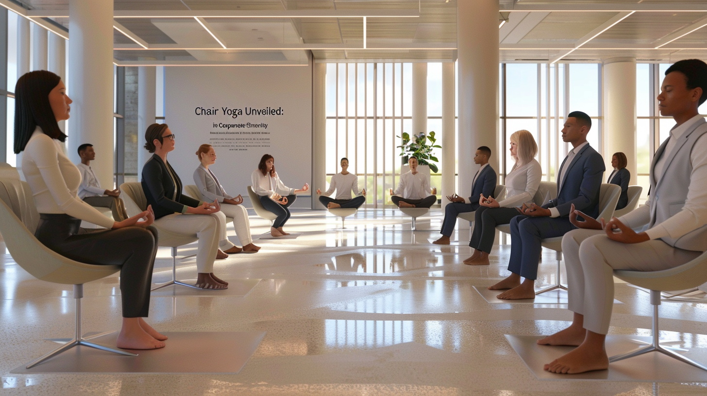 Serene Chair Yoga Corporate Chaos