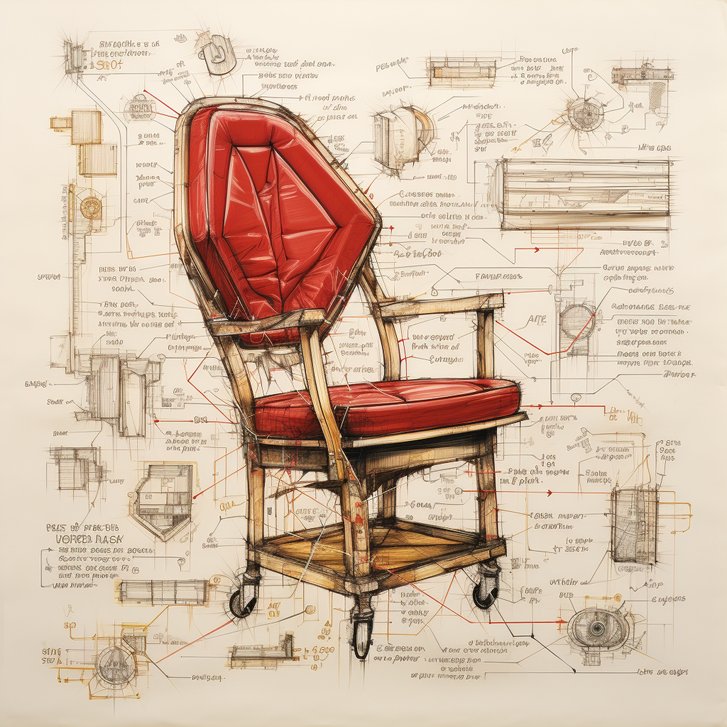 Illustration of Chair Parts