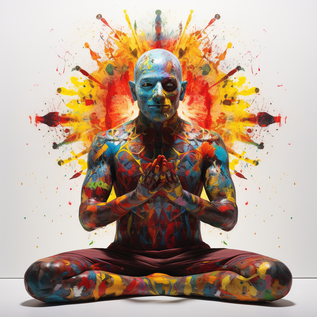 Chakras Meditation Contemporary Art by Damien Hirst