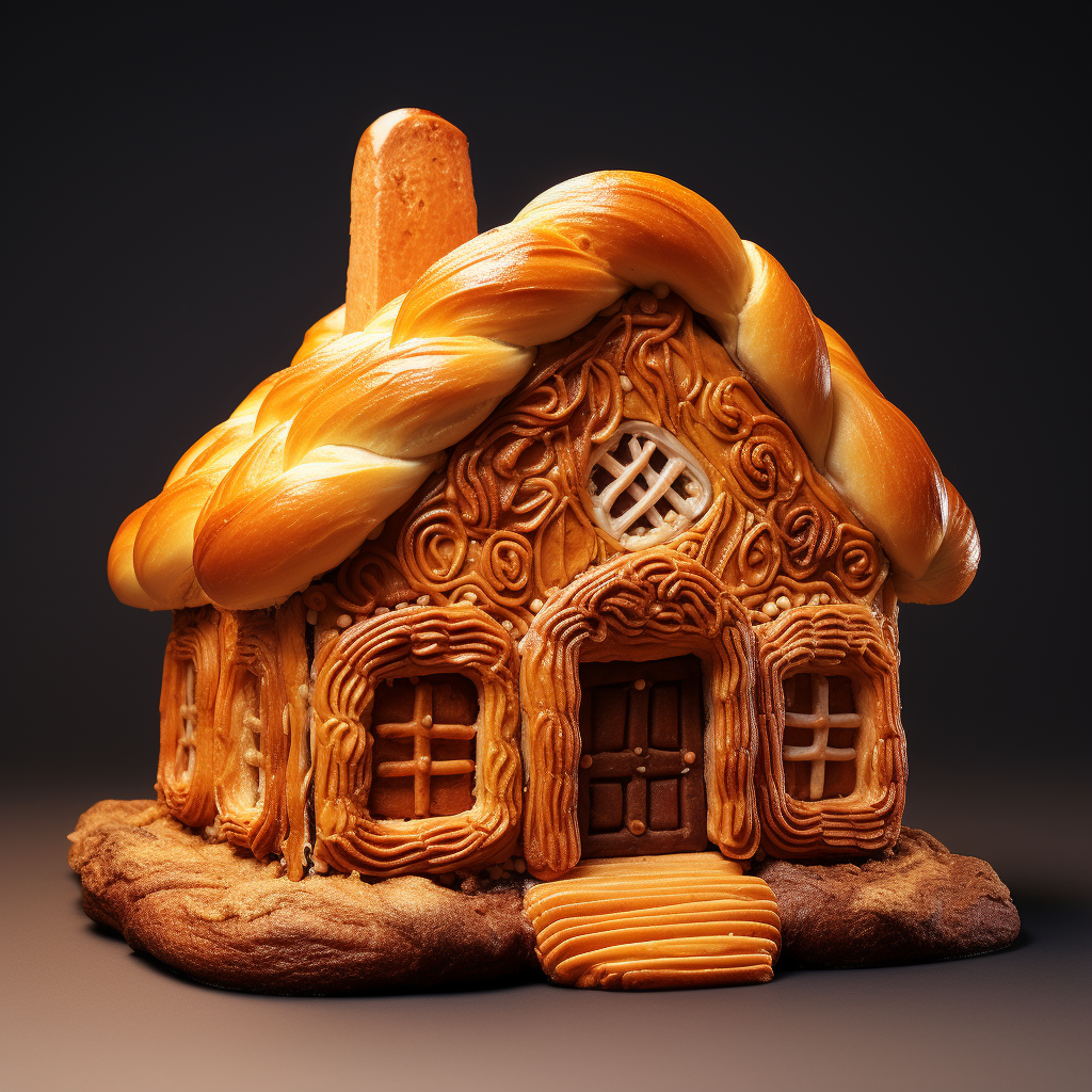 Beautiful Challah Bread House