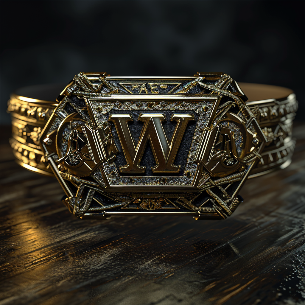 Photo-realistic AEW Championship Belts for powerful women