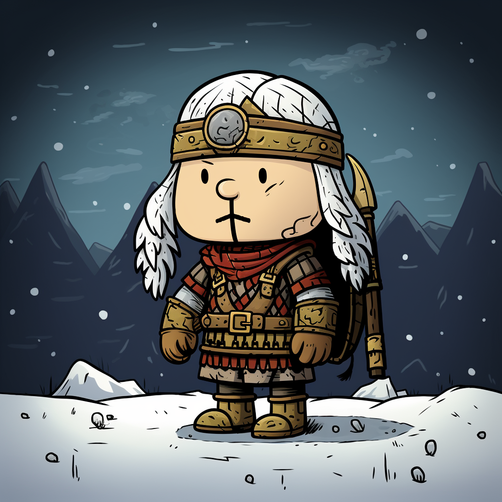 Charlie Brown as a Viking