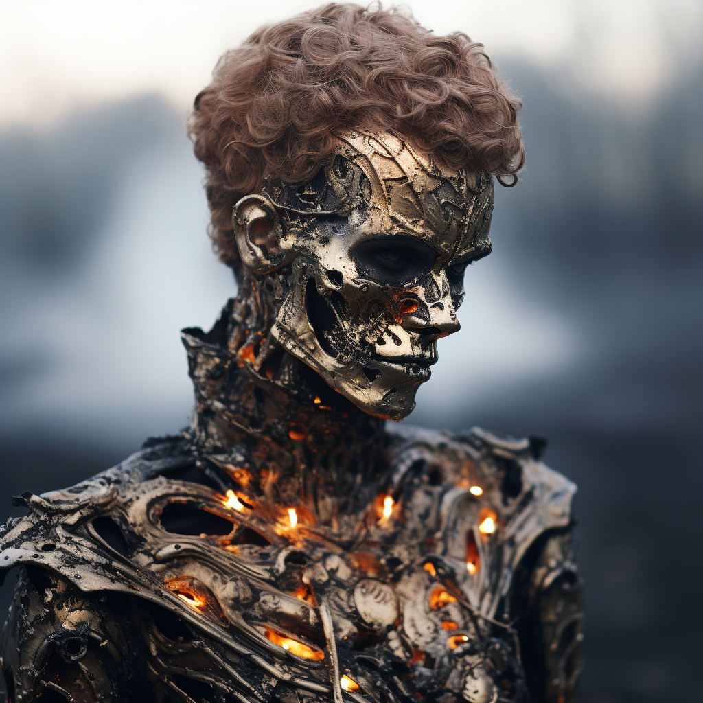 Charred Fashion Skeleton Image