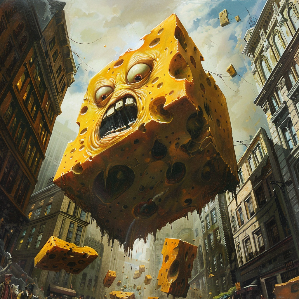 Cheese face destruction rampage