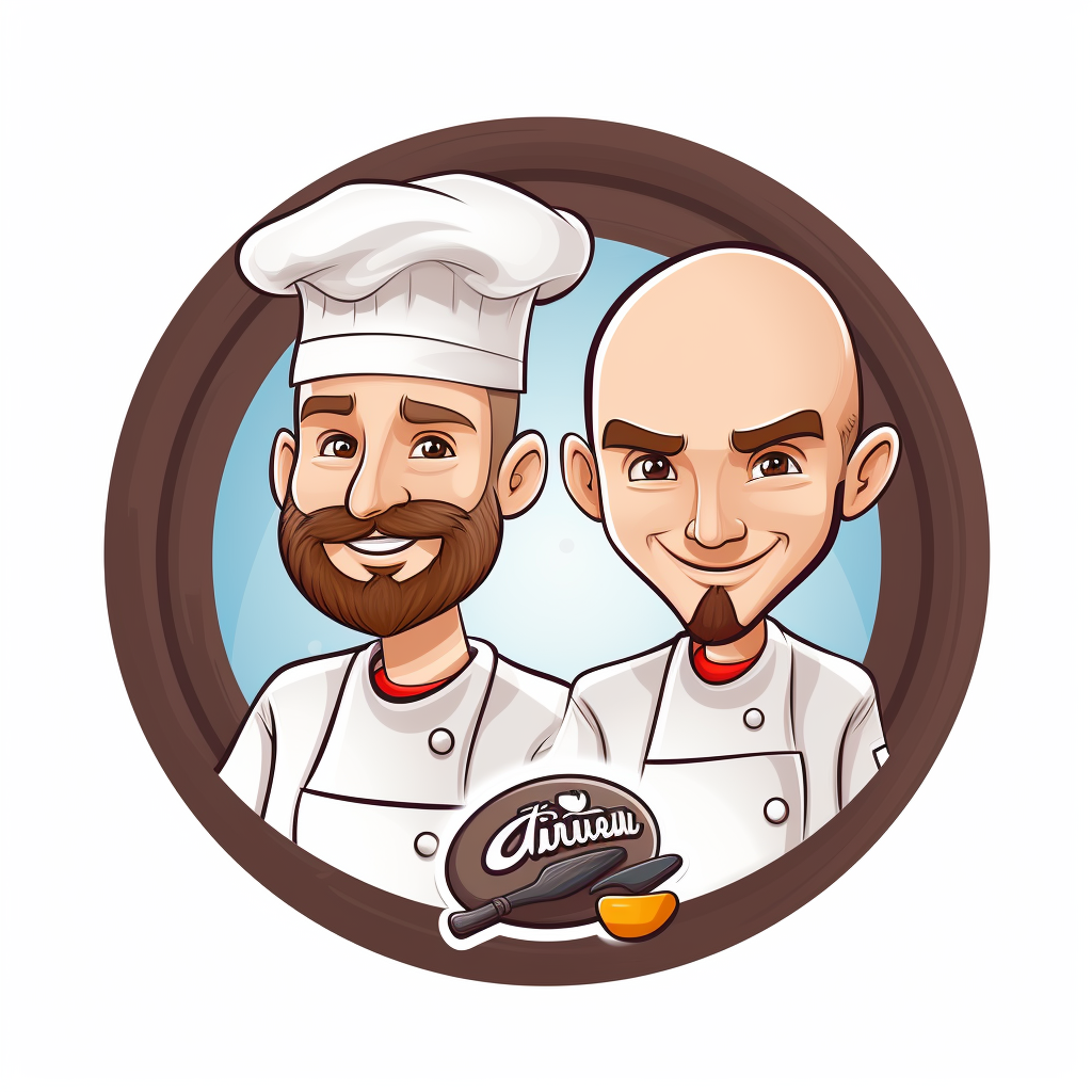 Two Chefcooks with No Hair