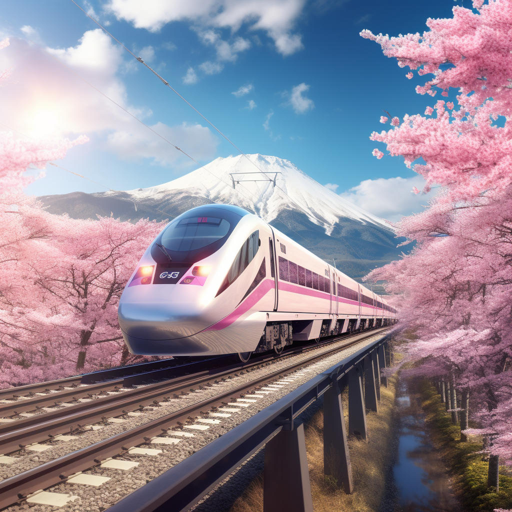 Cherry Blossom Avenue in Miyagi, Japan