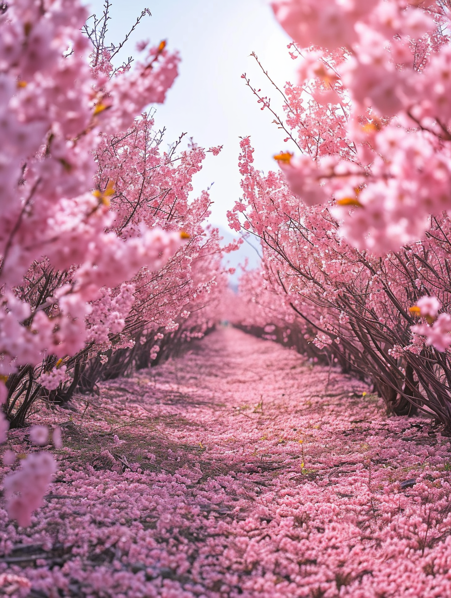 Field of Cherry Blossoms