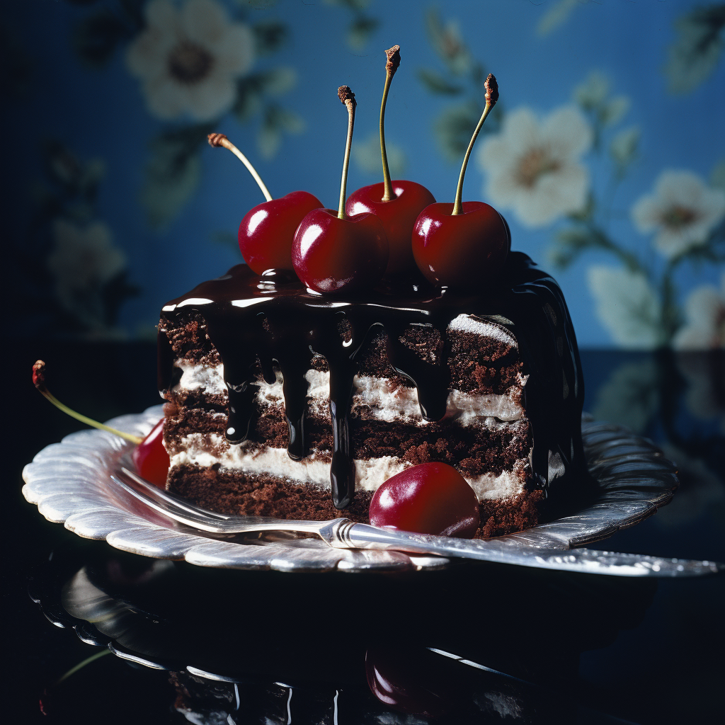 Cherry on a Chocolate Cake