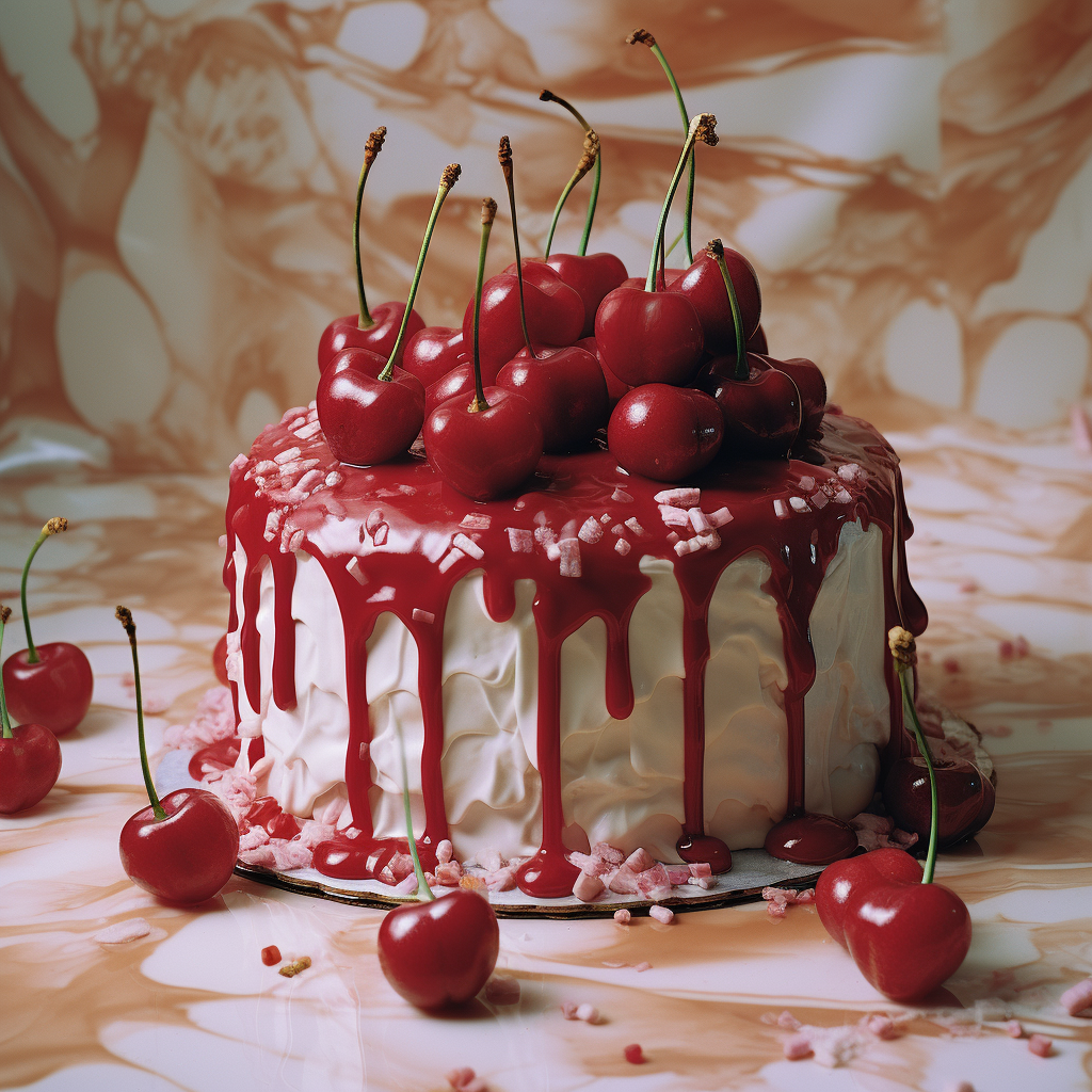 Stunning Hyperrealistic Image of a Cherry