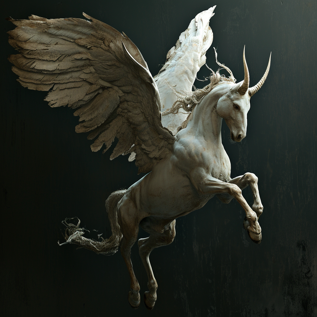 Cherubim with Wings and Bull Hooves