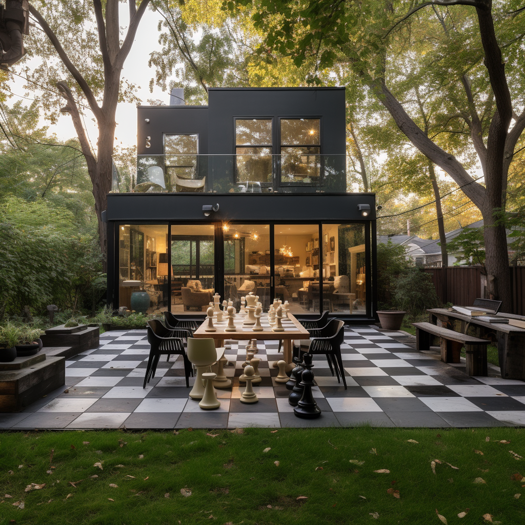 Standalone Chess Club in Open Space