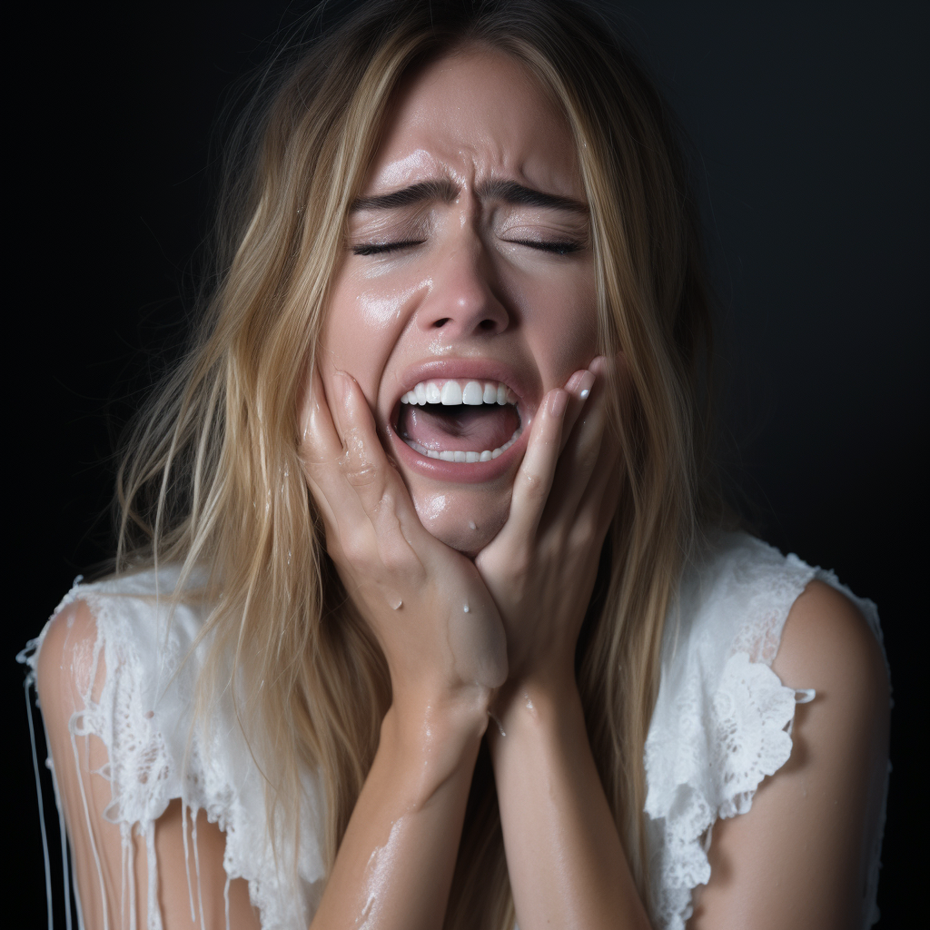 Chiara Ferragni crying photo