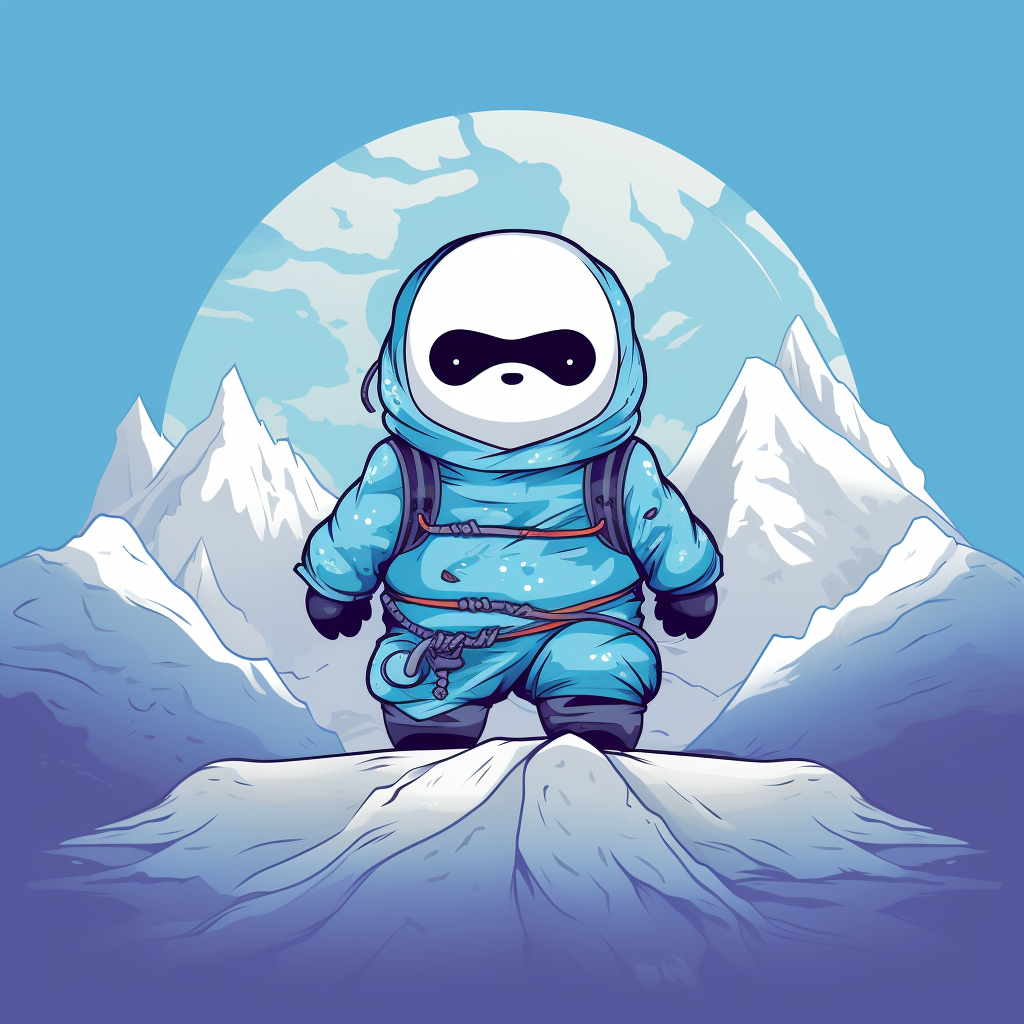 Chibi Baymax as Sub Zero