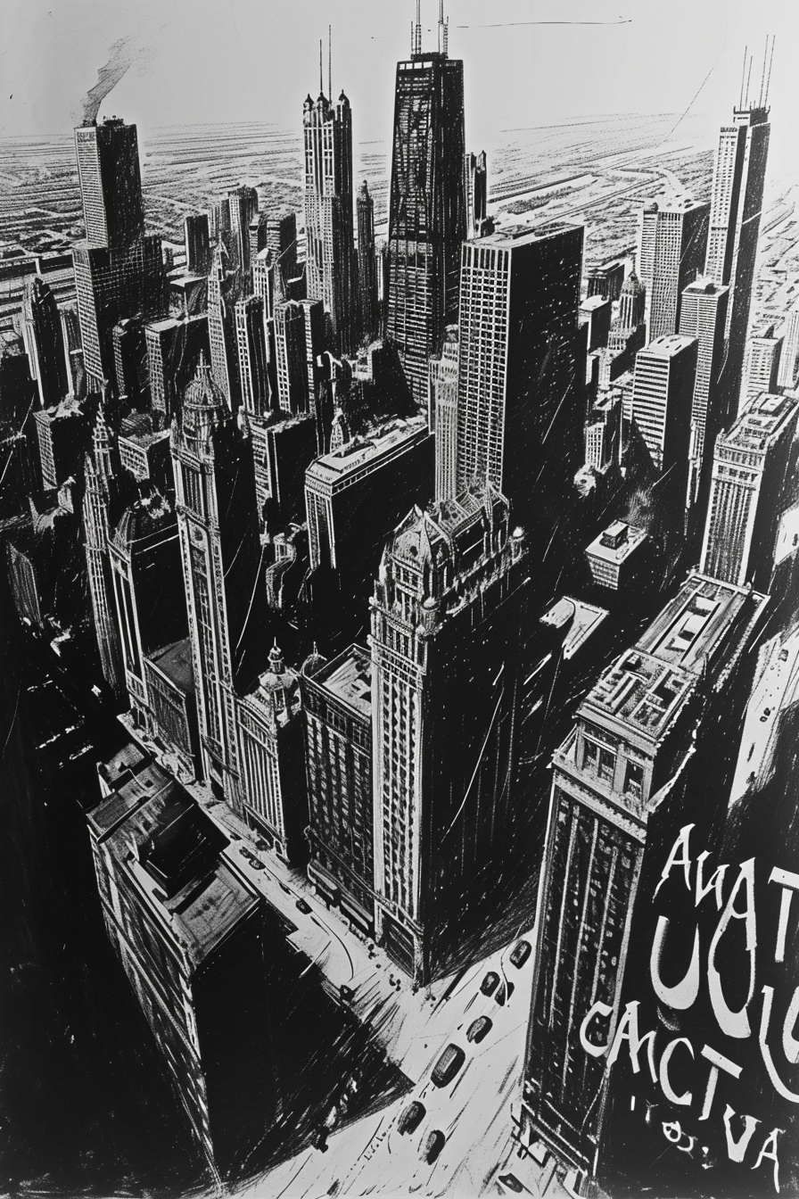 Chicago typographic art 1945