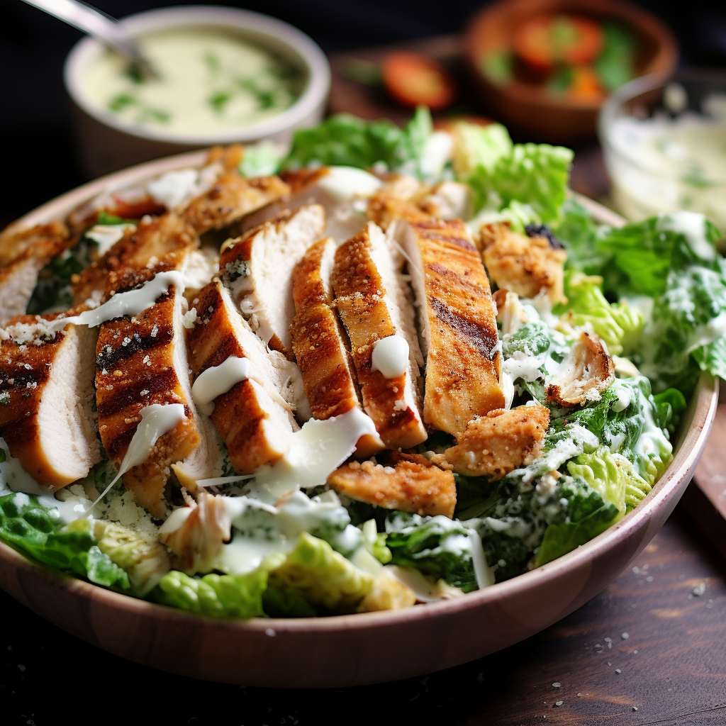 Fresh and Tasty Chicken Caesar Salad