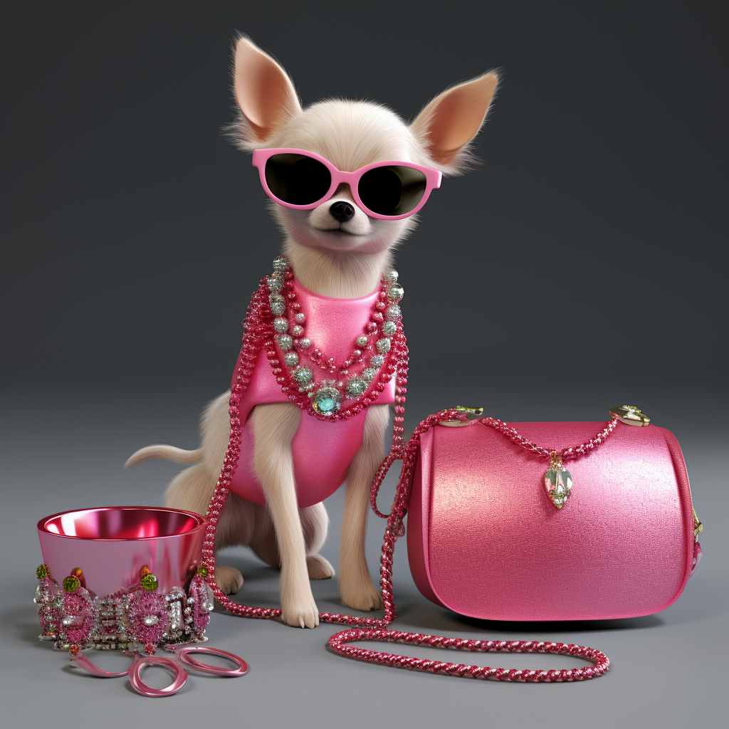 Barbie chihuahua accessories collection for pets  ?