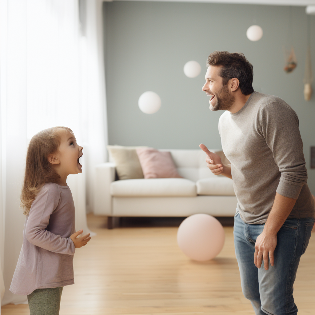 Curious child asking dad why?