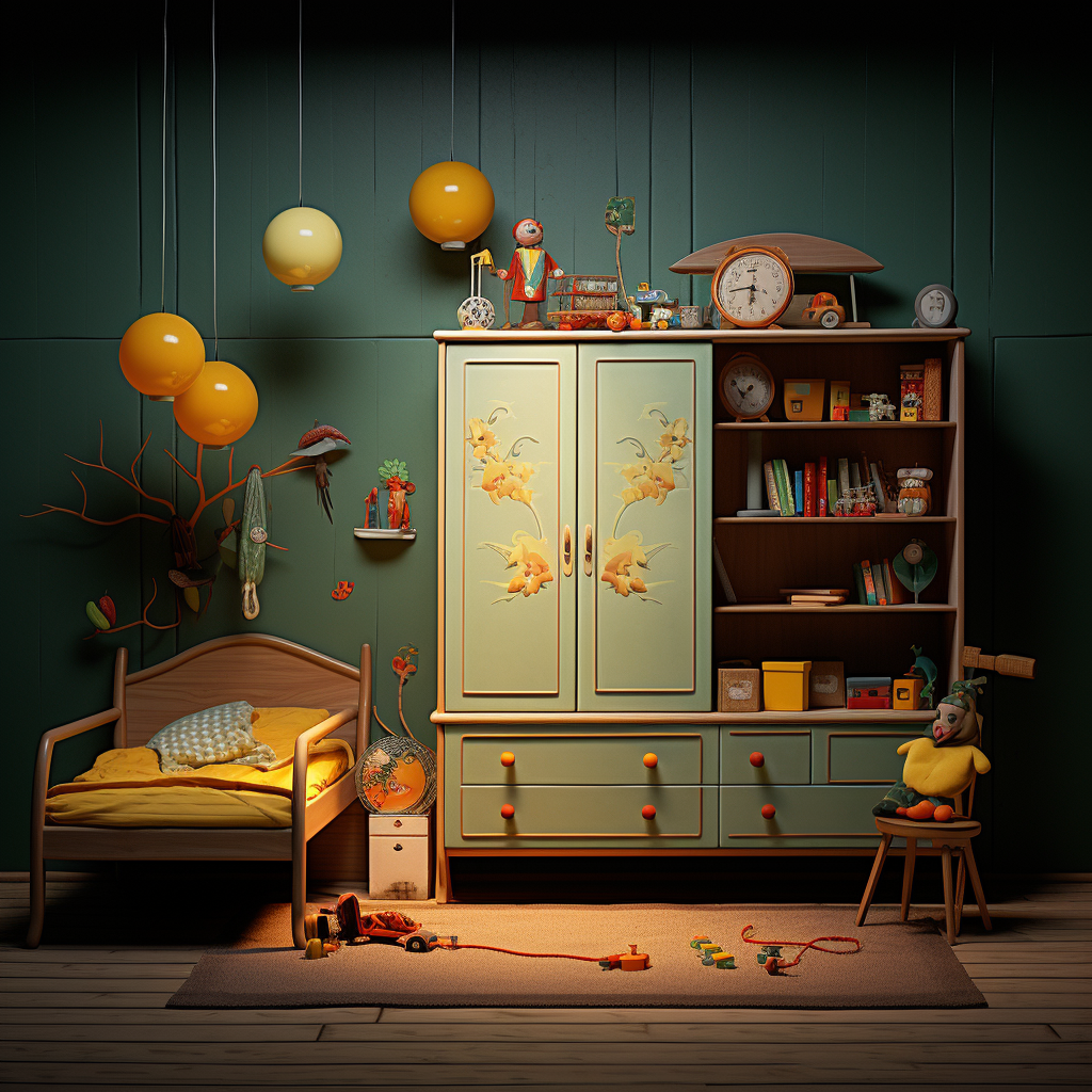 Realistic children's furniture project