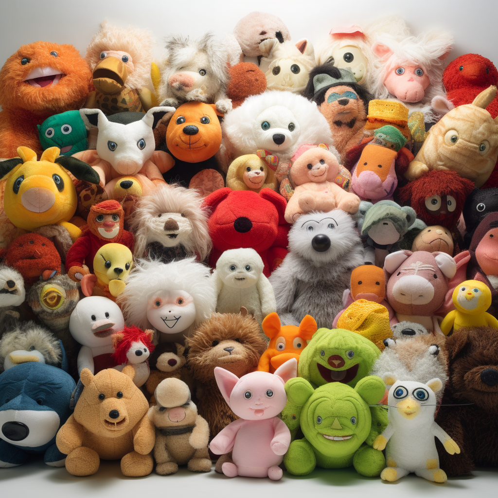 Adorable stuffed animals for children