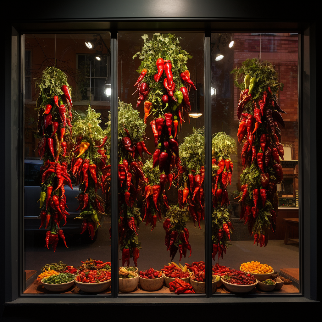 Assorted chili peppers for a flavorful experience