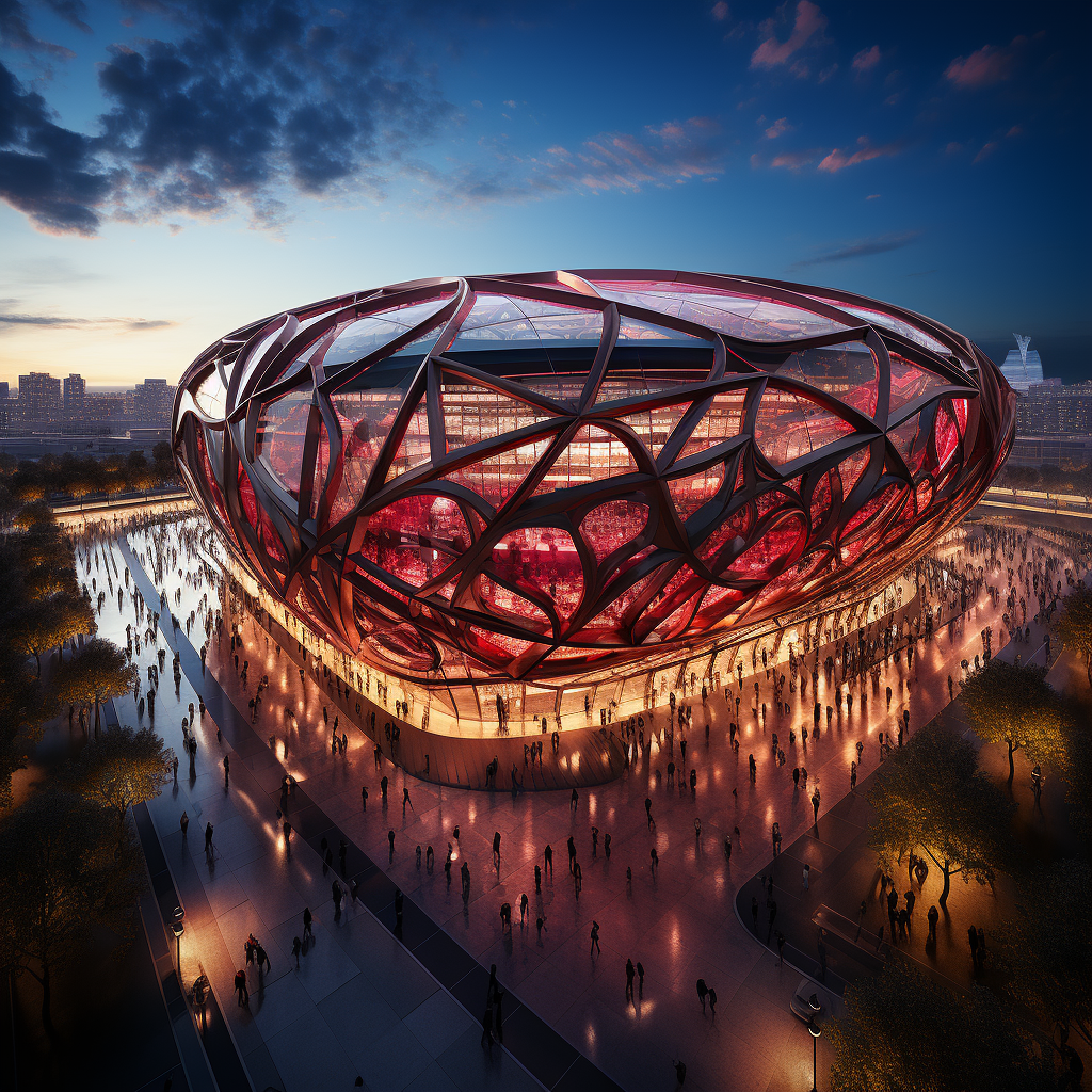 Stunning China Design Football Stadium