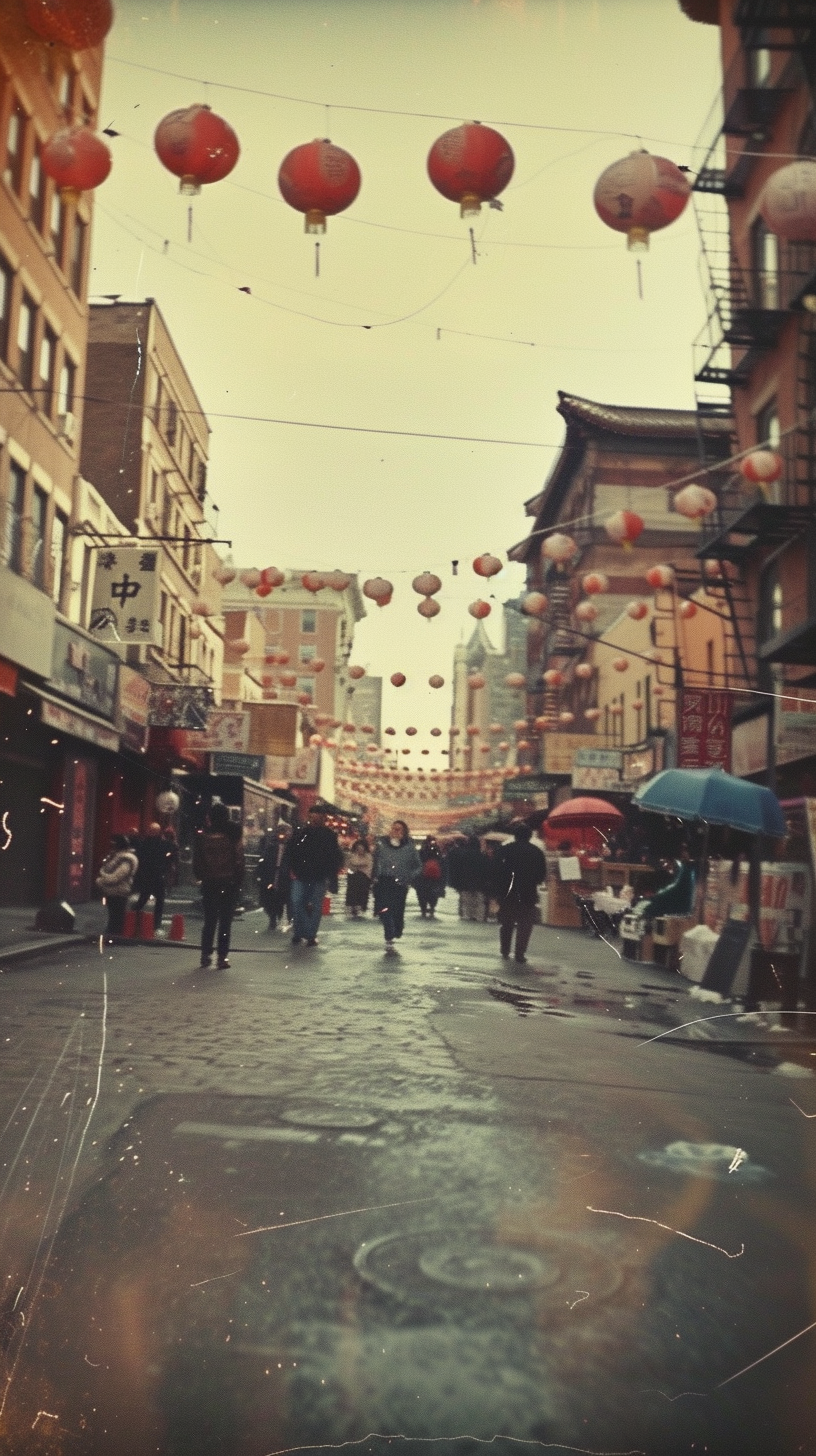 Chinatown New Year Celebration Polaroid