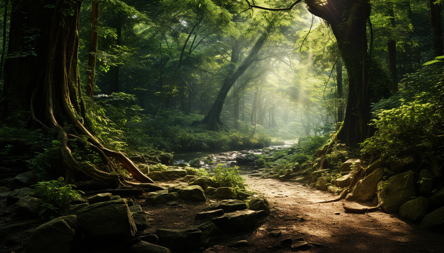 Beautiful Chinese Forest Landscape