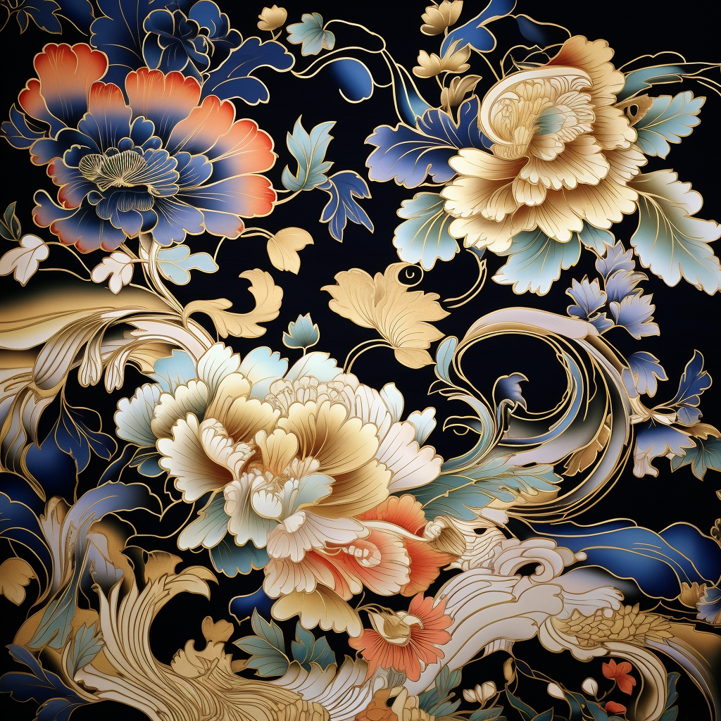 Beautiful Chinese Silk Pattern Design