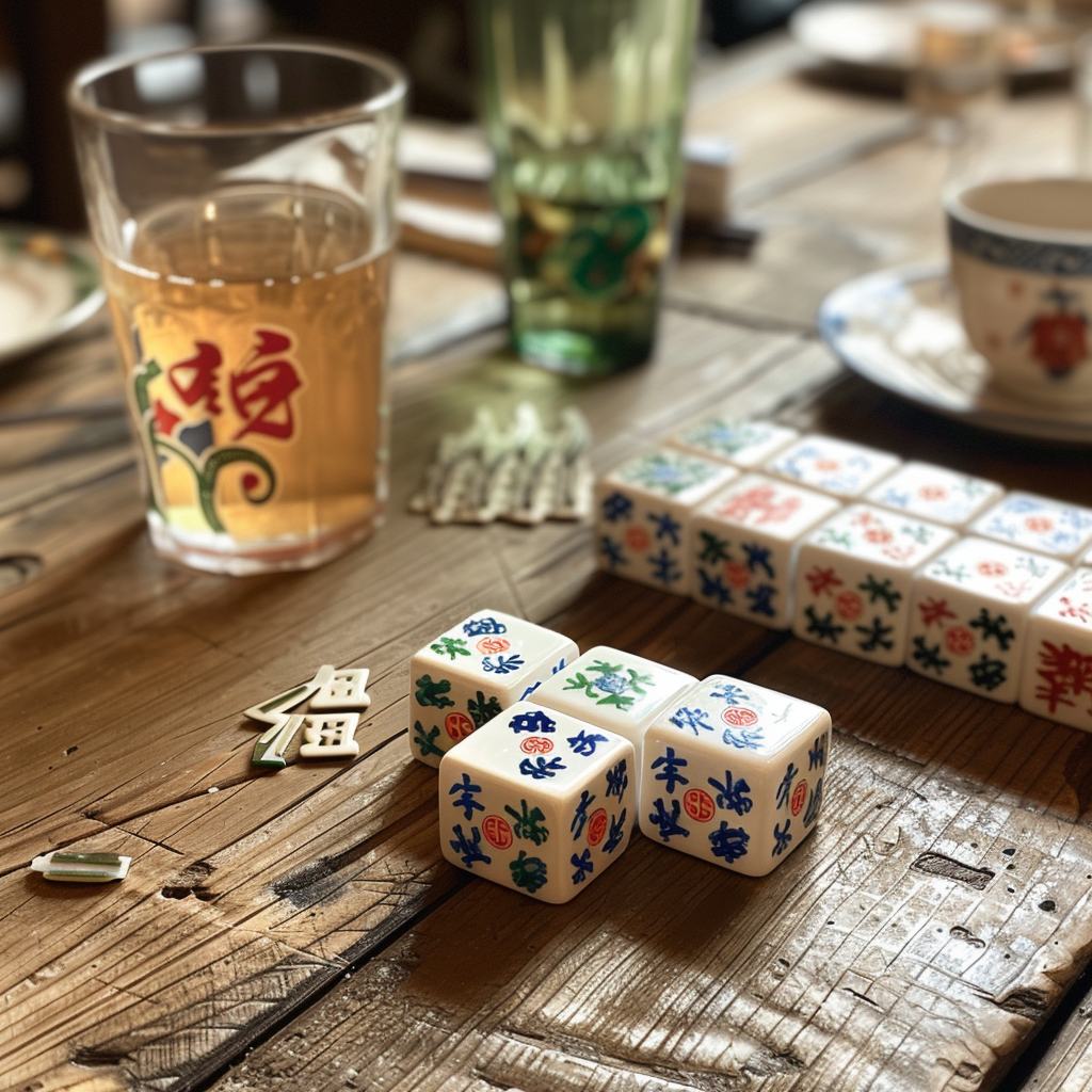 Chinese Mahjong West Tiles Game