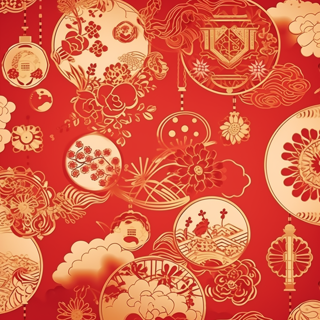 Chinese New Year Pattern