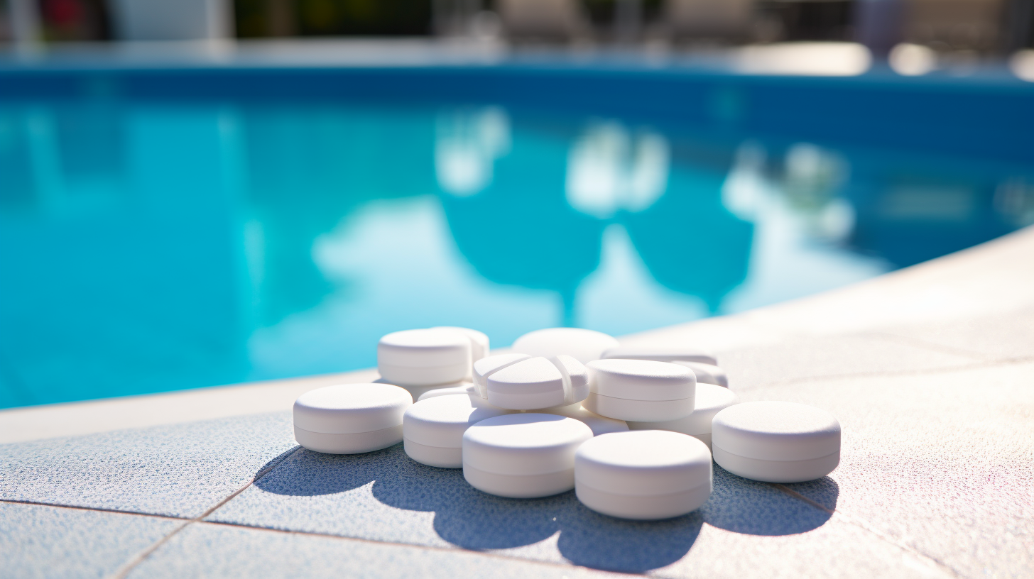 Chlorine Tablet Swimming Pool Disinfection