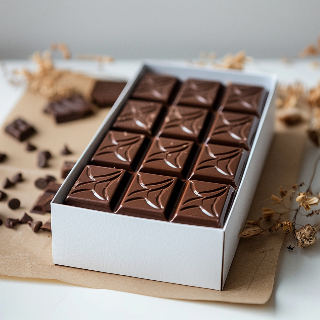 Chocolate Bar Package White Box