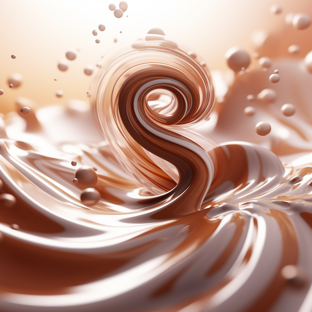 Chocolate Milk Swirl Volumetric Light