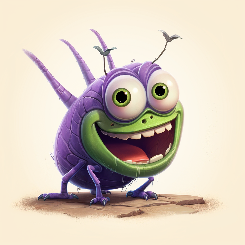 Cute Bug Chomper Concept Art