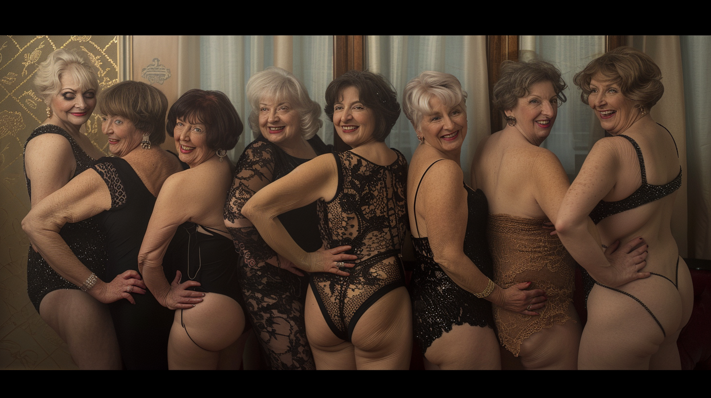 1950s fashion party chorus line