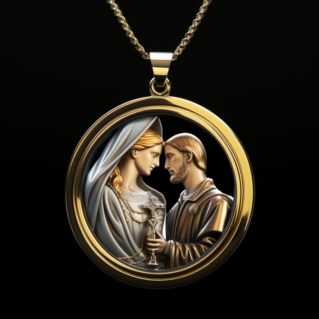 Christian Pendant for Couples