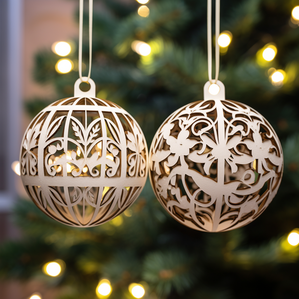 Christmas balls ornaments SVG bundle