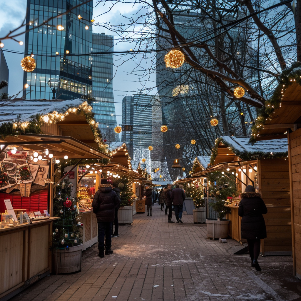 Paris Christmas Market at La Défense