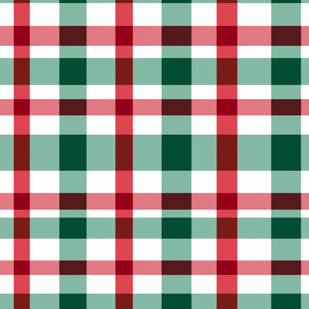 Festive holiday plaid design