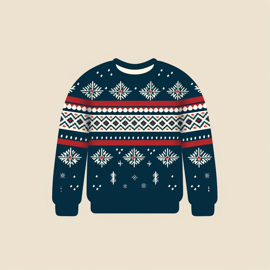 Colorful Christmas Sweater Design