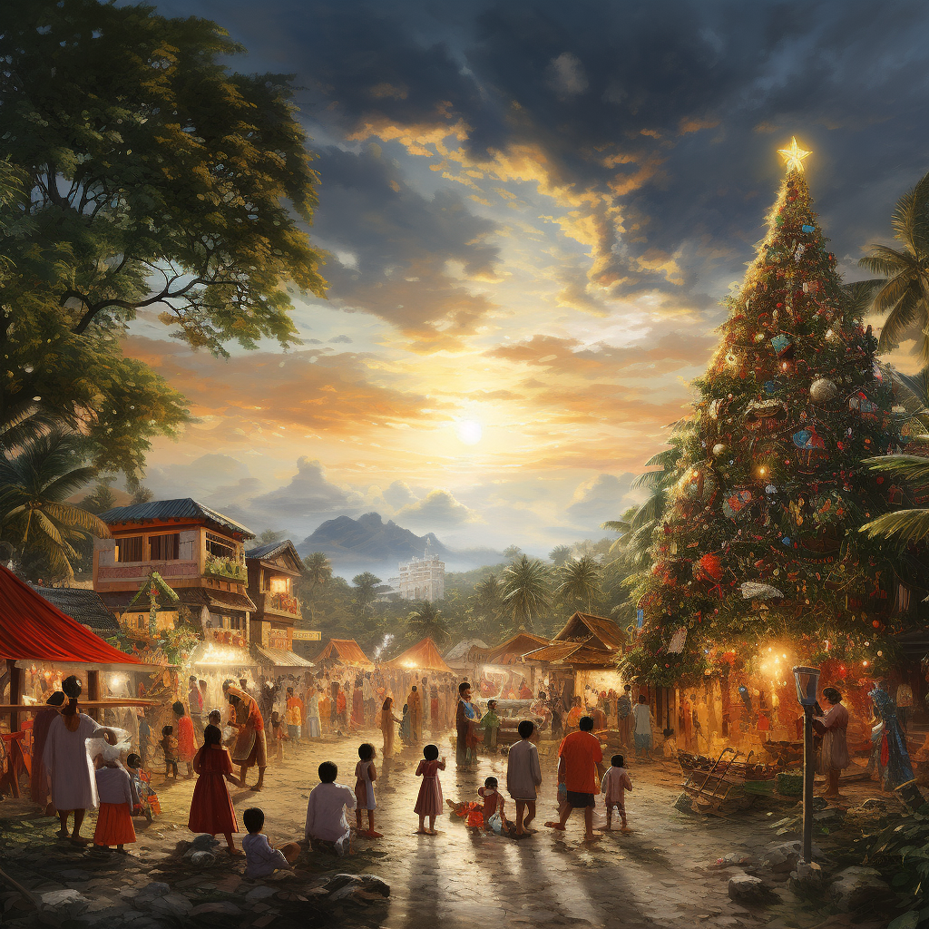 Christmas celebration in the Philippines