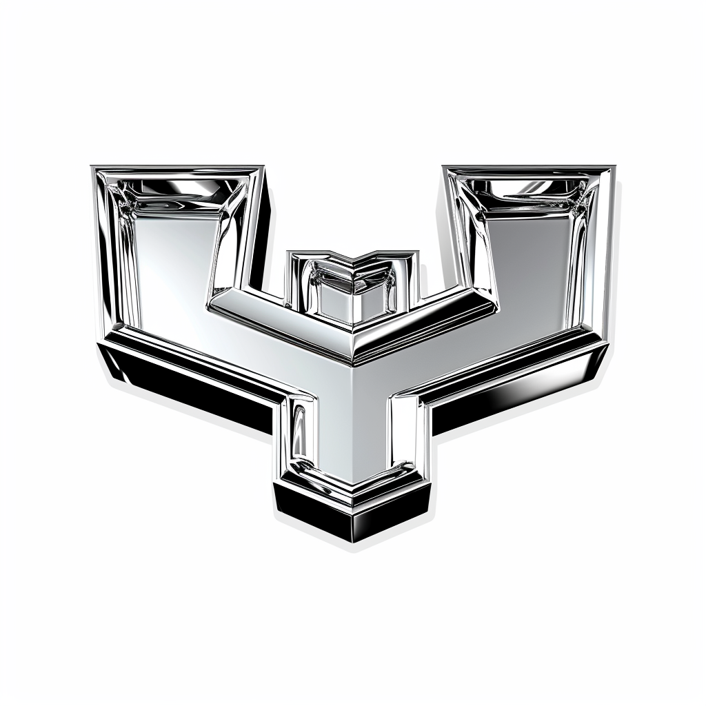 Chrome logo modern automotive company