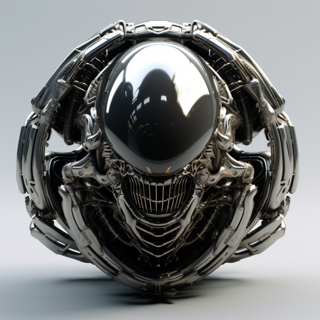 Hyper Advanced Chrome Orb Space Craft