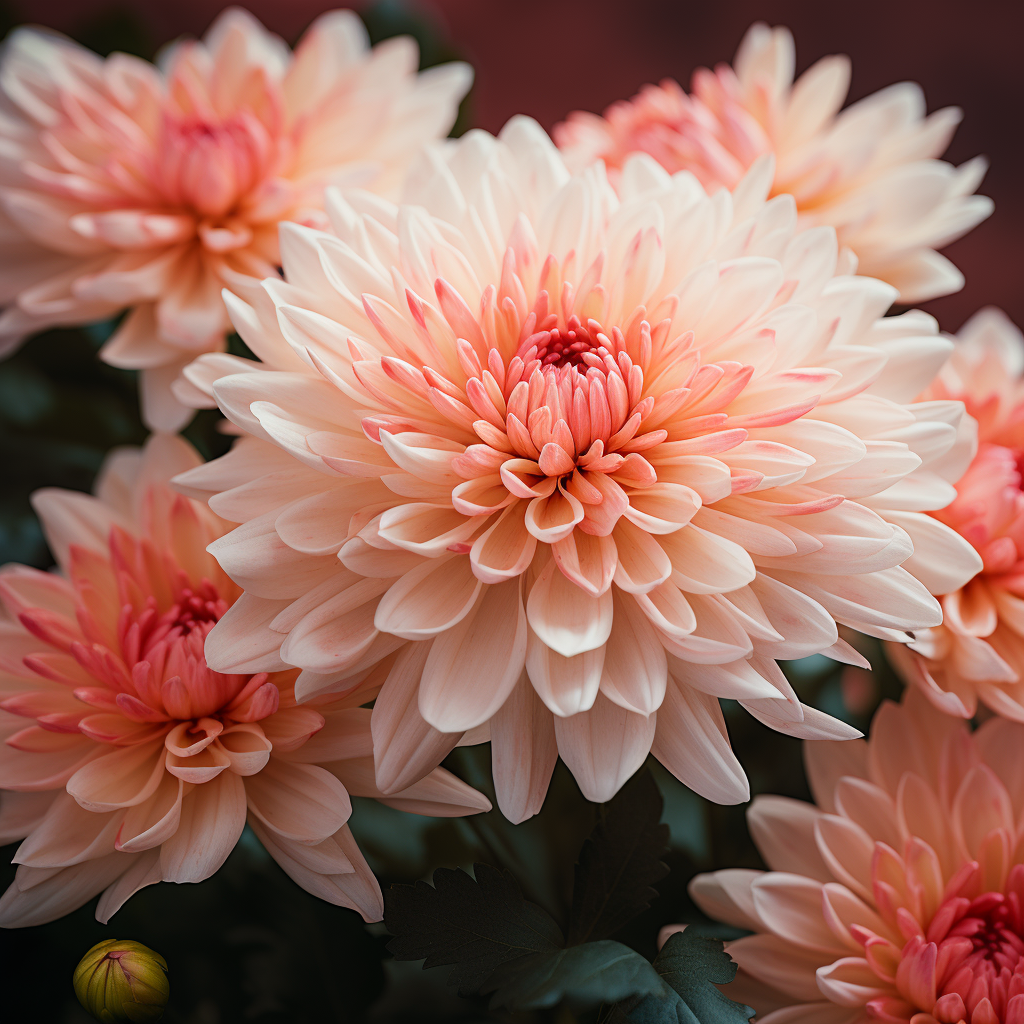 Chrysanthemum with ultra detailed cinematic effect