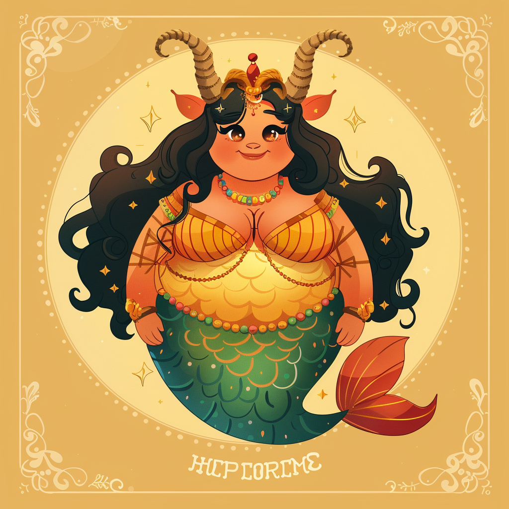 Chubby Capricorn Goddess Avatar